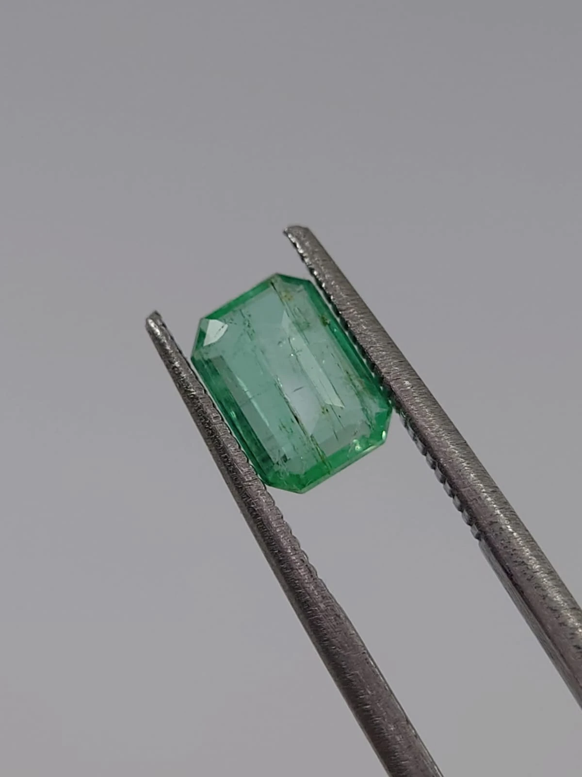 0.95ct Natural Green Emerald Loose Gemstone From Panjshir Afghanistan — view 1